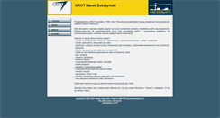 Desktop Screenshot of grot.rynekbudowlany.pl
